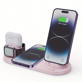 15W 10 In 1  Wireless Charger Stand For IPhone 13 12 11 XS XR Fast Charging Dock Station For Airpods Pro, IWatch 7
