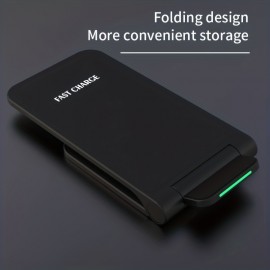 15W Wireless Charger Stand Pad For IPhone 14 13 12 11 Pro X 8 Samsung Xiaomi Phone Chargers Induction Fast Charging Dock Station