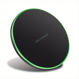 QI 15w Max Fast Wireless Charging Pad Fast Wireless Charger Pad Compatible With IPhone 14/13/12, Qi Wireless Charger For Samsung Galaxy S23 S22 Note 20/30 Ultra Android Phone (only For Phone Which Has Qi-Certified Charging Station)