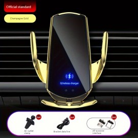 15W Car Wireless Charger, Vehicle-mounted Mobile Wireless Charger, Air Vent General Wireless Charging Phone Holder With Infrared Induction, Car Accessories, Office Accessories, School Supplies, Perfect Gift For Christmas Birthday