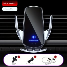 15W Car Wireless Charger, Vehicle-mounted Mobile Wireless Charger, Air Vent General Wireless Charging Phone Holder With Infrared Induction, Car Accessories, Office Accessories, School Supplies, Perfect Gift For Christmas Birthday