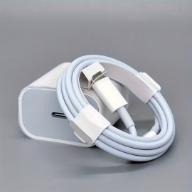 Suitable For Iphone Fast Charger 20w+1pc Type-C 39.37inch Set Suitable For Apple Charging Cable Mobile Power Adapter Compatible With Iphone 14 13 12 11 Pro Max XR XS X, IPad