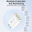 36W Fast Charging Adaptor With 3USB + PD20w Interfaces Fast Charging Adaptor Gift For Birthday/Easter/President's Day