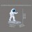 Spice Up Your Desk with this Astronaut-Themed Phone Holder - Perfect for Office Decor!