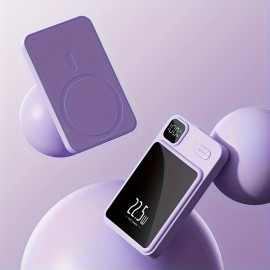 Portable Magnetic PD22.5W QC3.0 Mini 10000mAh Wireless 15W Quick Charger Power Bank For IPhone 15 14 Plus 13 Pro Max