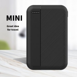 Mini Power Bank 5000mAh For Phone Chaging, Portable Slim Small Battery Dual USB For Travel Phone Charger