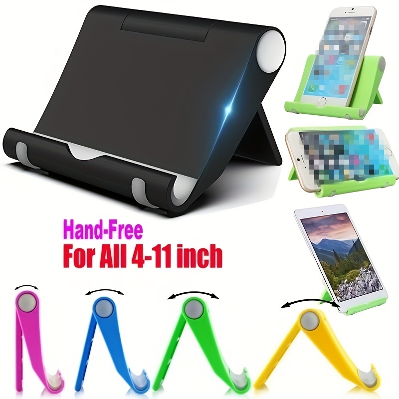 1pc mobile phone bracket tablet universal lazy bracket desktop multi functional foldable portable phone bracket details 2